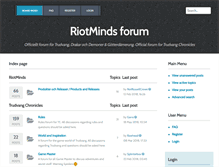 Tablet Screenshot of forum.riotminds.se